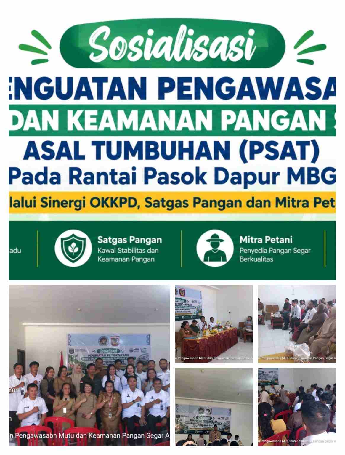 SOSIALISASI MUTU & KEAMANAN PANGAN 
